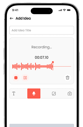 Record Ideas on the Go